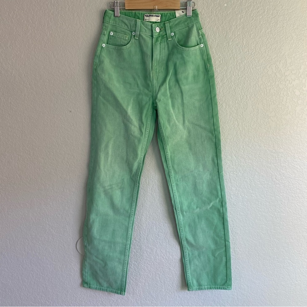 NWOT Free People We The Free  The Pacifica High Rise Straight Leg Jeans